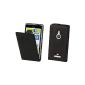 Perfect Case ® style Better premium quality genuine leather flip case for Nokia Lumia 925 - Black (Electronics)