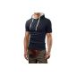 Grin & Bear SLIM FIT men's polo shirt t-shirt, hooded shirt, GB105 (Textiles)