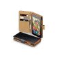 Microsoft Lumia 535 Case, Terrapin Pouch Leather Case for Lumia 535 Microsoft Case - Black / Brown (Electronics)
