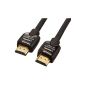 Lot 2 AmazonBasics HDMI cables Compatible High Performance Ethernet / 3D / audio Back [New standards] 0.9 m (Electronics)