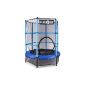 Klarfit Rocketkid - Trampoline with 140cm jumping surface and safety net (supports up to 50 kg, from 3 years) (Others)