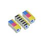 Pack 24 HP 88 XL, XL HP 88, HP 88XL, HP88 XL cartridges compatible.  6 black, 6 cyan, 6 magenta, yellow 6, compatible with HP OfficeJet Pro K-5400, K-5400-dn, dtn-K-5400, K-550, K-550-dtn, K-8600, K-8600- dn, L-7480, L-7500, L-7550, L-7555, L-7580, L-7590, L-7600, L-7650, L-7680, L-7700, L-7750, L-7780. Compatible cartridges.  INK JET printers.  C9391AE, C9392AE, C9393AE, C9396AE Ink © Choice (Office Supplies)