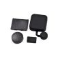 4 housing in 1 camera lens cover kit set cover pocket Case Cover lid Cover Waterproof + battery door + side door cover + glass cover for GoPro Hero 3+ Black (Electronics)