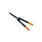 Fiskars Gear Hedge Clippers with 3.5-fold cutting performance, multicolored (garden products)