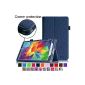 Fintie Samsung Galaxy Tab 8.4 S Protector Case - Slim Fit Folio Leather Cover Cover Case with Stand Function for Samsung Tab 8.4 inch Tablet S (with auto sleep / wake function), Navy (Electronics)