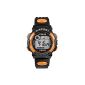 Mens LED Sport Bracelet Digital Clock clock watch Orange (clock)