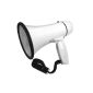 Megaphone with siren, assorted colors (Electronics)
