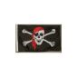 Pirate with headscarf flag / banner wide format 250 x 150 cm weatherproof
