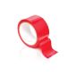 NMC - Bondage Tape - Red Ribbon - red - about 18 meters long - about 5 cm wide (Personal Care)
