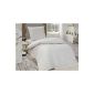 2-piece ** EXCLUSIVE ** Renforcé bedding 135x200 UNI color (white)