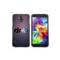 iKiki-Tech Skin Case Cover for Samsung Galaxy S5 - Cool DNB Drum & Base (Electronics)