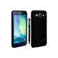 BAAS® Samsung Galaxy A3 - S-Line Silicone Gel Case + 2X Screen Protector Film + Stylus For Capacitive Touch Screen (Electronics)