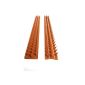 Fence and wall strip with spikes 8 Pack (Transparent) (Garden & Outdoors)
