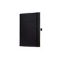 Sigel CO210 Notebook, ca. A4, with blank lined paper, softcover, black, CONCEPTUM - other sizes selectable (Office supplies & stationery)