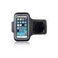 Brassard iPhone 5 / 5s / 5c Bracelet Sport Armband for iPhone 5 Jogging black neoprene Bestwe (Wireless Phone Accessory)