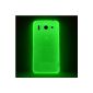 youcase - Day'n'Night Case Huawei Ascend G510 Glow Cover Cover Green Gel Silicone TPU Green (Electronics)
