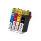 Multipack 4 Pack - Ink cartridges for HP 364XL 364 XL HP Deskjet: 3070 / 3070A / D 5445 / D 5460 HP Photosmart B 109A / B 8550 / C 5300 / C 5324 / C 5370 / C 5380 / C 5390 / C 6300 / C 6324 / C 6380 / D 5445 / D 5460 / D 7500 / D 7560 / eStation C 510A HP Photosmart e-All-in-One: 5510/5514/5515/6510/7510 / B 110A / B 110C / B 110D / B 110E / B 110F HP Photosmart Wireless: B 109A / B 109B / B 109C / B 109D / B 109E / B 109F / B 109G / B 109N HP Photosmart Premium: B 010A / B 010B / B 210 / B 210A / B 210B / B 210C / B 210E / B 410A / B 410C / C 309g / C 310A / C 410A / C 410B / C 410C / C 410D / C 410E / Fax C 309A / TouchSmart Web C 309N HP Photosmart Plus: 209A / B 209B / B 209C compatible (Office supplies & stationery)