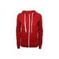 WearAll - New Ladies Hooded Long Sleeve Zipper Expandable pocket Hoodie Top - Tops - Women - 36-42 (Clothing)