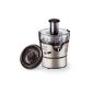 Moulinex JU385H juicer and juicer Elea Duo (300 watts, 2 Geschwingigkeitsstufe) black / stainless steel look (household goods)