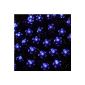 Innoo Tech Solar Fairy Lights Party Garden flowers for decoration lighting in outdoor 5m 50s Blue