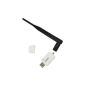 300 Mbit / s WLAN stick with antenna jack and removable antenna, Wireless LAN, USB 2.0 Stick, Mini Dongle 802.11n / b / g, SMA socket 150 54, Windows 7 + Windows 8 Windows 8.1 + capable, particularly high coverage (electronics)