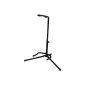 BSX Guitar Stands CLASSIC black - universal stand for acoustic, electric and bass guitars (electronic)