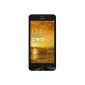 Asus ZenFone5 A501CG-1G358GER Smartphone (Intel Atom Z2520 multi-core, 1.6GHz, 12.7 cm (5 inch) touchscreen, 2GB RAM, 16GB eMMC, 8 megapixel camera, Android 4.3) gold (electronics)