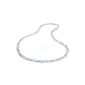 Silvity Figaro curb chain necklace for men freely selected in silver classic 60cm 0.5cm 106704-20-1 (jewelry)