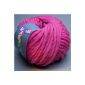Lana Grossa Ragazza Lei 504 neon pink wool 50g (household goods)