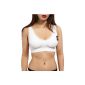 SODACODA sports Padded Bra Lace -Top Sport Bra - white - flesh - Black with removable pads (S-XXXL) (Clothing)