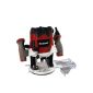 Einhell RT-RO 55 router, 1,200 W, lifting height 55 mm, adjustable depth of cut, rip fence, depth fine adjustment, Dust extraction, incl. Accessories (tool)