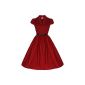 Lindy Bop 'Megan' flirtatiously Entertainment 50s Vintage Inspired Bust Pleated Party Dress (Clothing)