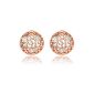 VIKI LYNN 18K Rose Gold Plated Earrings with Crystal (jewelry)