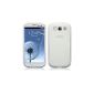 Invero ® TPU Silicone Case for Samsung Galaxy S3 (i9300) - Transparent White (Electronics)