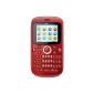 Wiko Minz Mobile Phone Dual-band GSM / GPRS Bluetooth Red (Electronics)