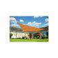 Kookaburra 3.6m square terracotta woven awning (waterproof) (Garden & Outdoors)