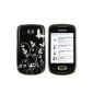 mumbi Butterfly Flowers Case Samsung Galaxy Mini Cover (Hard Back) Butterfly Black (Wireless Phone Accessory)