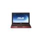 Asus R252B-RED002M 29.5 cm (11.6 inches) Netbook (AMD E450, 1.6GHz, 4GB RAM, 320GB HDD, Radeon HD6320, Win 7 Home Premium) Red (Personal Computers)