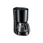 Melitta 100201 bk Enjoy coffee filter machine -Aromaselector -Tropfstopp -Glaskanne black (household goods)