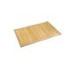 WENKO 17996100 bathmat Bamboo - anti-slip underside, Bamboo, Brown (Kitchen)