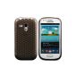 Luxburg® Case Cover Samsung Galaxy S3 Mini TPU Silicone Anthracite gray box (Electronics)