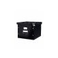 Leitz Click & Store - Storage box size hanging folders (357 * 367 * 285mm) Black (Office Supplies)