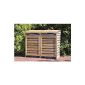 Dustbins box dustbins disguise for 2 tons incl. Rear wall (garden products)