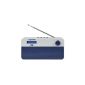 Blaupunkt RX 10 WH + Digital Radio with FM telescopic antenna (DAB +, mains / battery) White (Electronics)