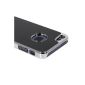 ATC Apple iPhone 5 5S Designer Case Cover Aluminum Chrome Hard Case Cover Case Skin Hard Cover Case + black pen (electronic)