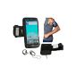 Navitech armband black sports / jogging / hiking / biking / cycling water resistant for smartphones such as OnePlus One (Electronics)