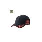 MYRTLE BEACH - High frequency Cap checkerboard pattern - MB6525 - black color (Clothing)