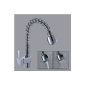 Kitchen Faucet Design Auralum® Mitgeur Professional Extractable shower (Miscellaneous)