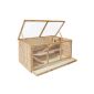 TecTake® Nagerkäfig XXL wooden with three floors approx 115 x 60 x 55 cm (Misc.)