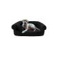 P3-03 Paula Dog Sofa Dog Bed animal Lando Gr.M 80x60cm Black (Misc.)